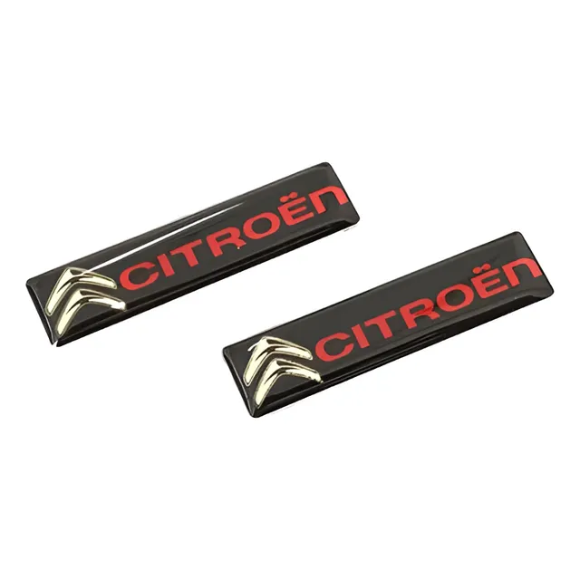 Par Emblema Logo Citroen Coluna Ds3 Ds4 Thp C3 C4 C5
