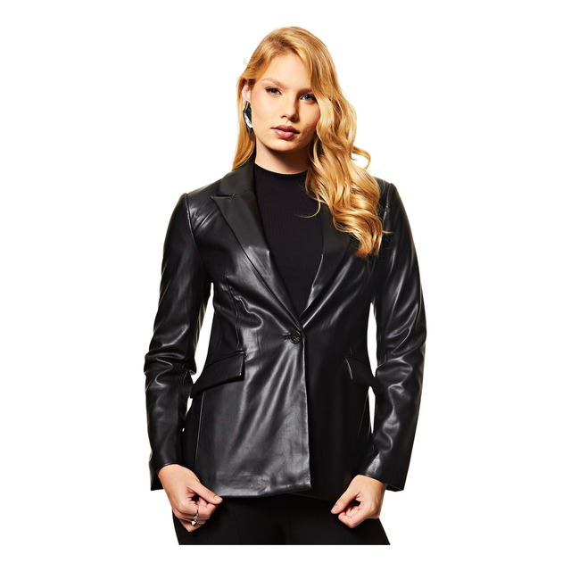 Blazer Feminino Facinelli Com Bolso Lapela Blazer Feminino Facinelli Com Bolso Lapela