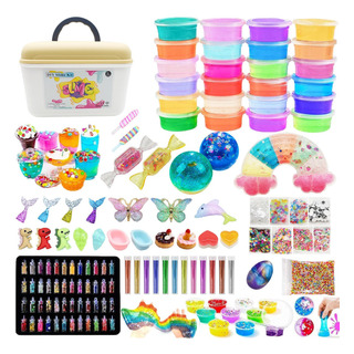 Kit De Slime De 24 Colores Con Accesorios Para Niños 160 Pzs Kit De Slime De 24 Colores Con Accesorios Para Niños 160 Pzs