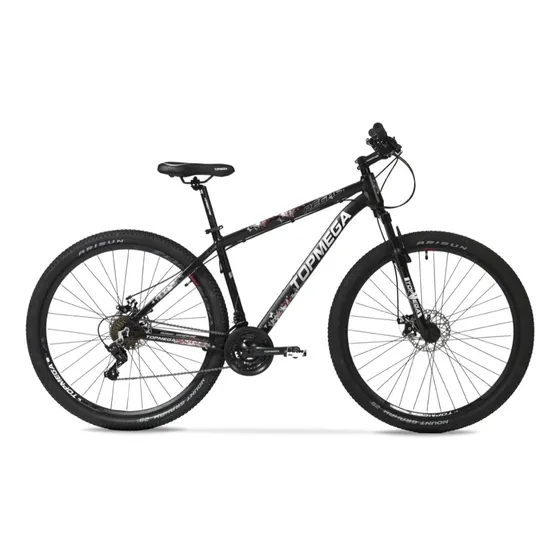 Bicicleta mountain bike Topmega Regal R29 tamaño del cuadro XL color negro/blanco/gris