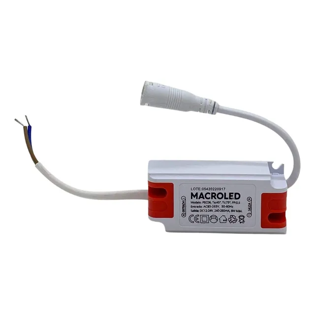 Driver De Emergencia Macroled Para Paneles 6w, 12w,18w, 24w