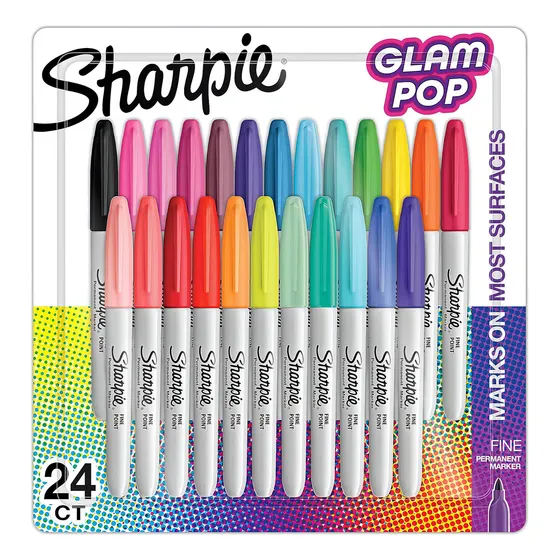 Marcador Sharpie Glam Pop - X 24 Blister