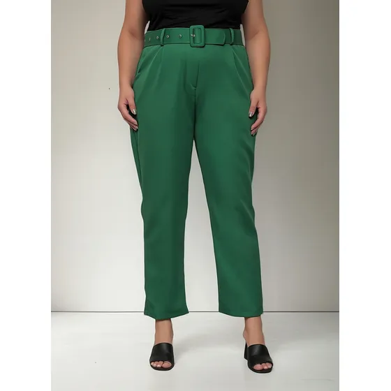 Calça Social Alfaiataria Plus Size Feminina Roupa G1 G2 G3