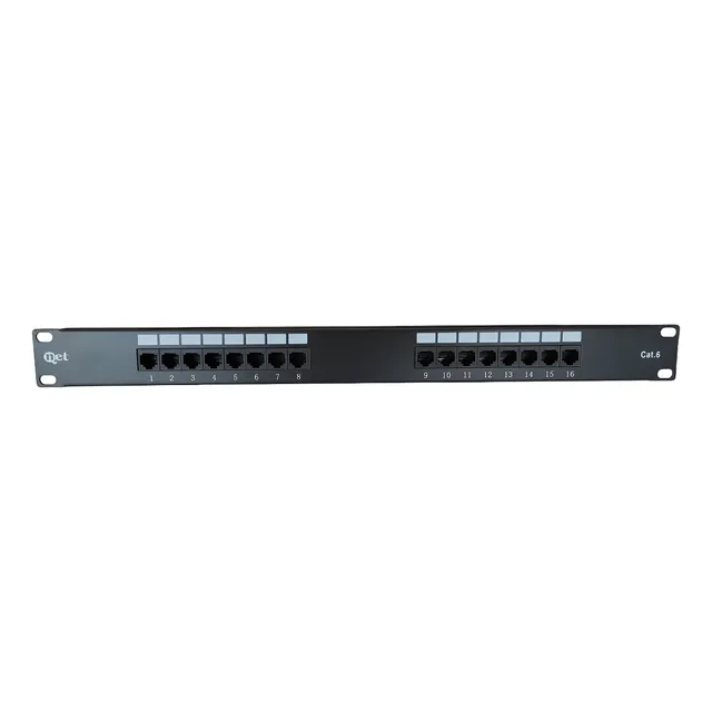Patch Panel 16 Puertos Categoría 6 Qnet6pp16 Qnet