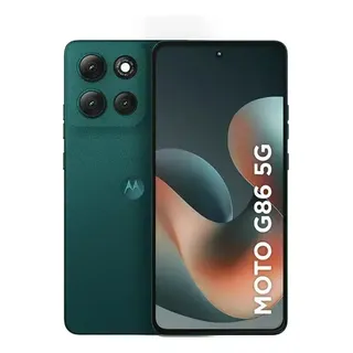 Smartphone Motorola Moto G86 5G 512GB 24GB (12GB RAM+12GB Ram Boost), Câmera Traseira 50MP + 08MP Selfie 32MP Tela 6.7" Verde Escuro
