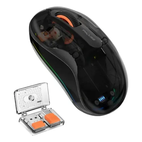 Mouse Gamer Logitech G502 X Plus Sem Fio com Sensor Hero 25K e