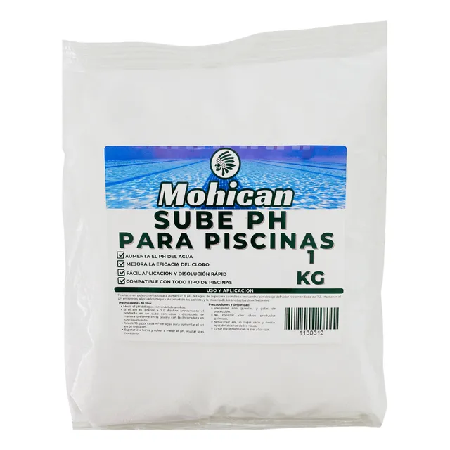Sube Ph Para Piscinas Bolsa 1 Kg Mohican