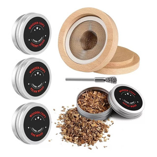 Kit De Ahumador De Cóctel For Whisky Con Virutas De Madera M Kit De Ahumador De Cóctel For Whisky Con Virutas De Madera M