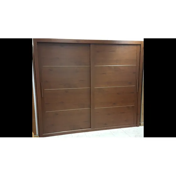 Placard Corredizo Tabaco Simétrico Grande 