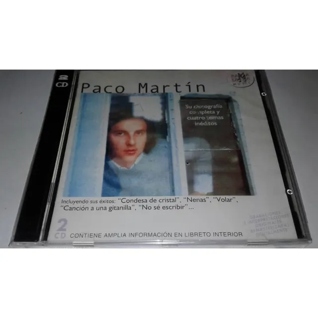 Paco Martin. Discografia Completa Cd Original Nuevo. Qqd. Mz