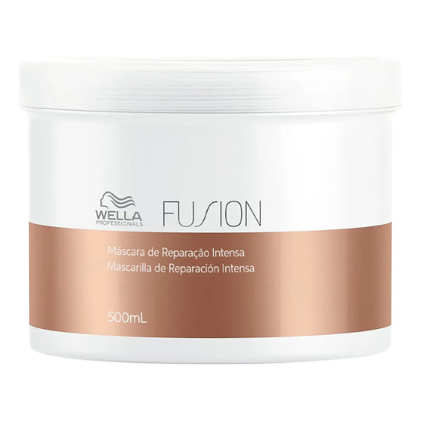 Máscara Wella Fusion Reconstrutora 500ml Cabelo Forte E Revitalizado Máscara Wella Fusion Reconstrutora 500ml Cabelo Forte E Revitalizado