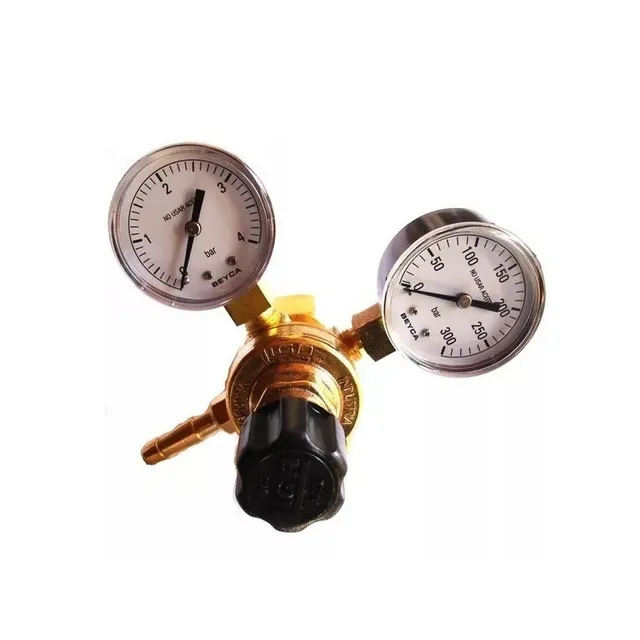 Valvula Reguladora De Presion Para Co2 Con 2 Manometros