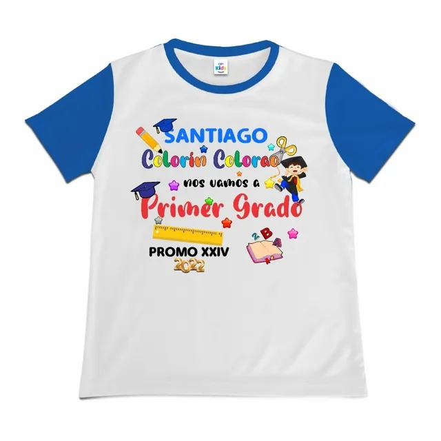 Franela Camisa Promoción 6to Grado Primaria Bachillerato Pol