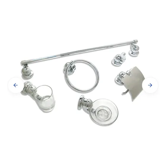 Accesorios De Baño Fermetal 6 Piezas, Cromado