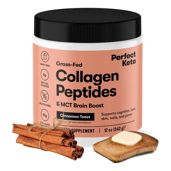 Proteína En Polvo Con Péptidos De Colágeno Perfect Keto Cinn