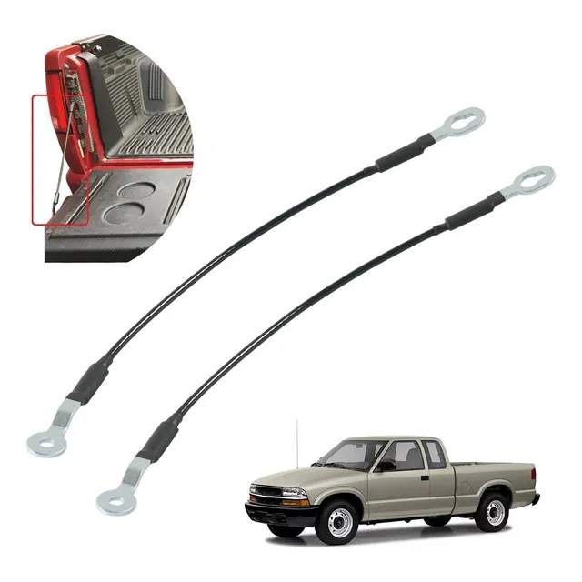 Par Tirante Tapa Caja Trasera Batea Para Chevy Gmc 1995-2005