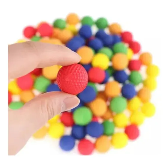 Refil Dardos Munição Nerf Rival 100 Bolas Colorido Alvo