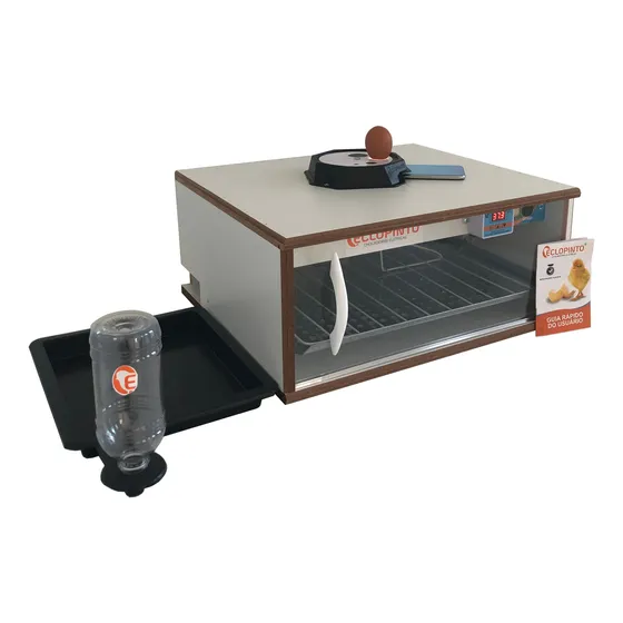 Chocadeira 40 Ovos + Ovoscópio + Kit Automático De Água.