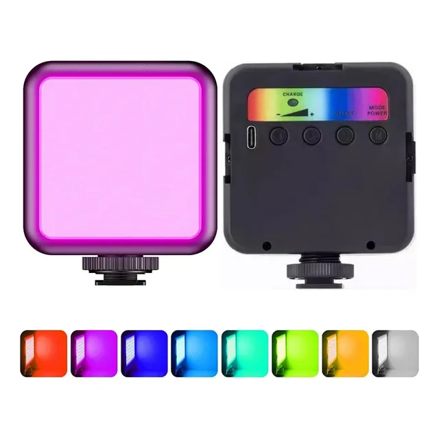 Luz De Cámara Led 360 ° Iluminación De Fotografía Portátil