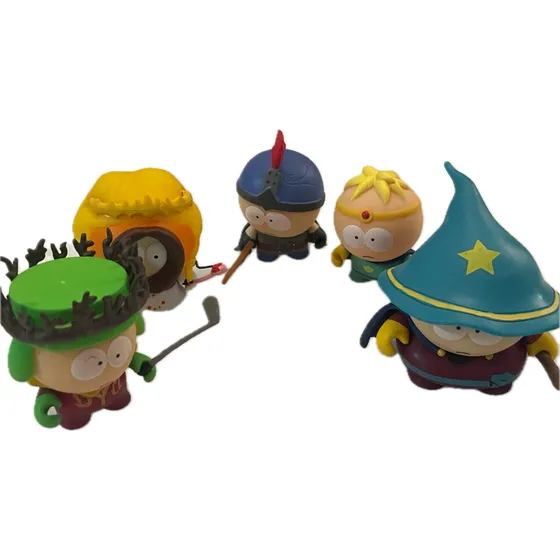 Combo Com Cinco Action Figures South Park Stick Of Truth Toy
