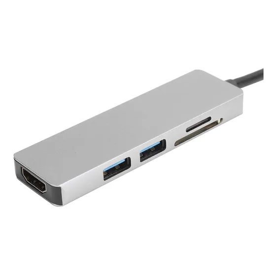 Adaptador Multipuerto Concentrador 5 1 Centro Hd