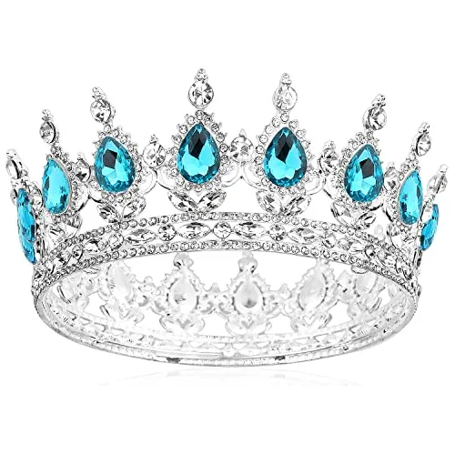 Cocide Coronas Para Mujer Cristal Boda Tiaras Y Pzvzb