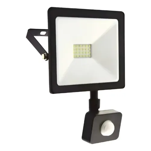Reflector Led Con Fotocélula 20w Ip65 Foco Para Exterior Color de la carcasa Negro Color de la luz Blanco cálido