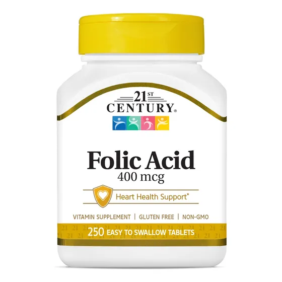 Suplementos De Vitamina B9 Y Ácido Fólico Del Siglo Xxi, 400