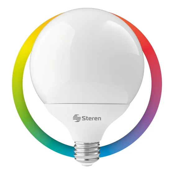 Steren Shome-122 Foco Led Wi-fi Multicolor, 15 W