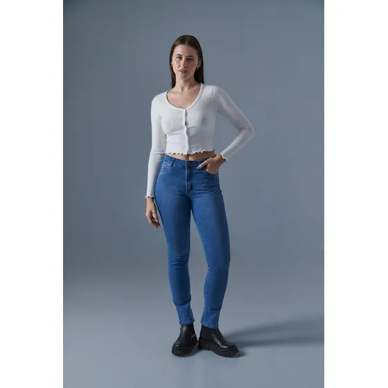 Jean Slim Elastizado De Mujer Torine - Carona
