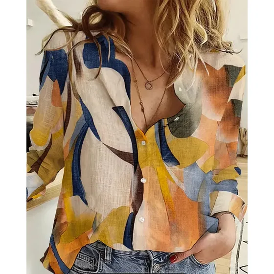 Blusa Mujer Temu Casual, Estilo Moderno, Talla X.