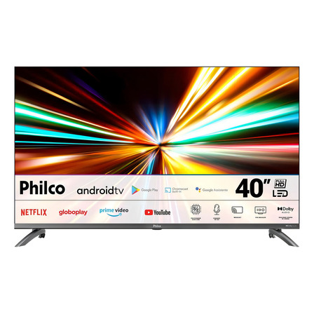 Smart Tv 40 Philco Ptv40m9gacgb Android Tv Hdmi Usb Wi-fi Dolby Audio Preta Smart Tv 40 Philco Ptv40m9gacgb Android Tv Hdmi Usb Wi-fi Dolby Audio Preta