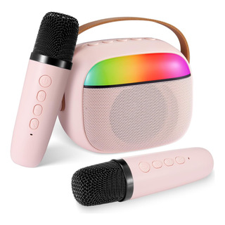 Karaoke Para Niños Con 2 Micrófonos Inalámbricos Y Bocina Karaoke Para Niños Con 2 Micrófonos Inalámbricos Y Bocina