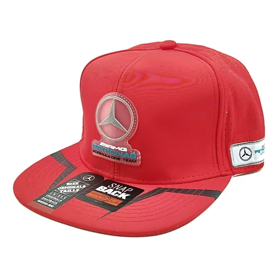 Gorra Alta Calidad Tipo Mercedes Benz Plana
