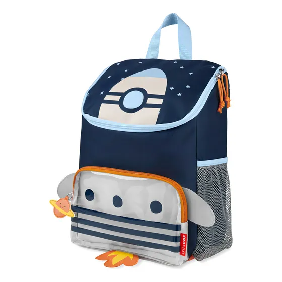 Mochila Escolar Skip Hop Zoo Foguete Grande Cor Azul
