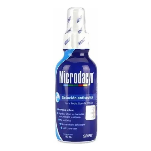 Microdacyn Solucion Antiseptica Desinfectante 120ml Original