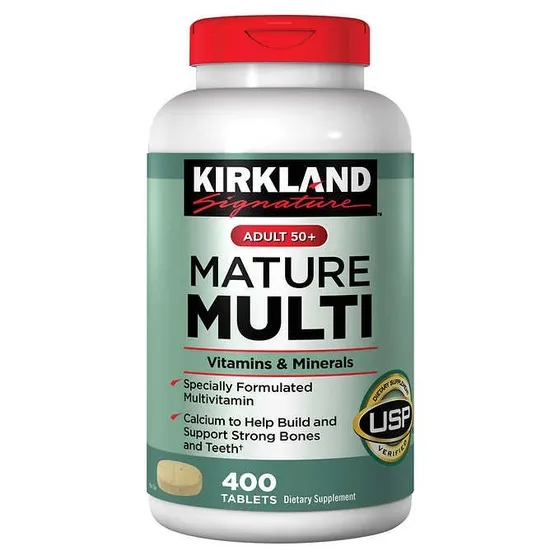 Vitamina Men 50 Plus Kirkland 400 Caps De Eeuu