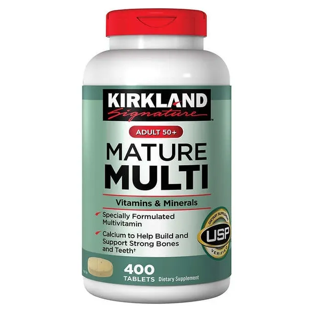 Vitamina Men 50 Plus Kirkland 400 Caps De Eeuu