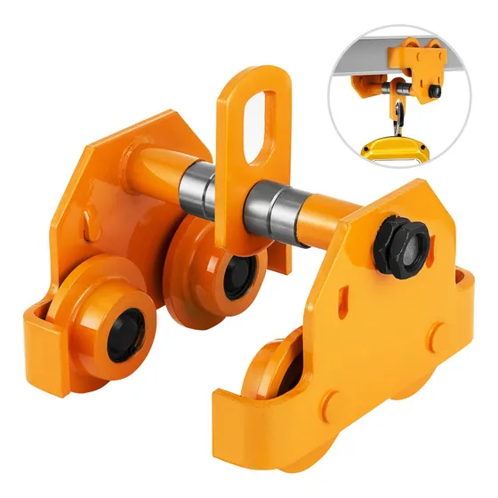 Vevor Trole De Carga Para Vigas 1 Ton/2200lb Ancho Ajustable