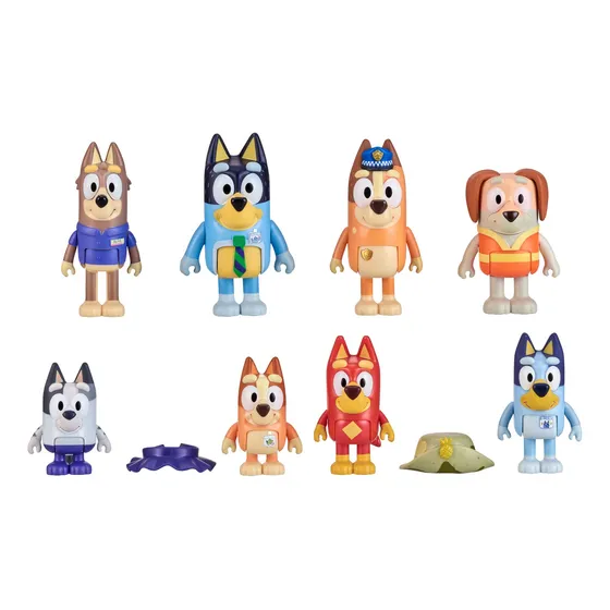 Figuras De Bluey 8 Gotta Be Done Work Pack