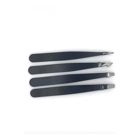 Set De 4 Pinzas Para Cejas 
