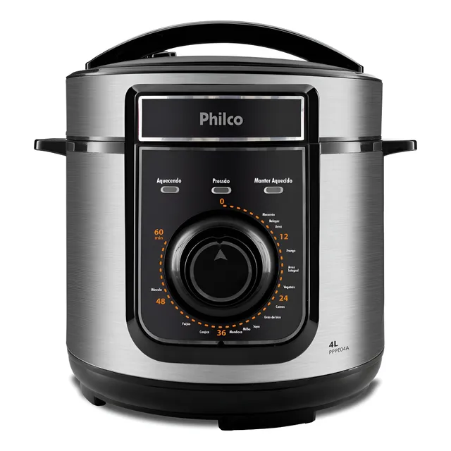 Panela De Pressão Elétrica Philco 4l 14 Funções Pppe04a Cor Preto