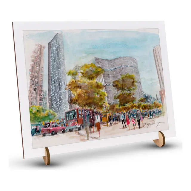 Azulejo Personalizado São Paulo Copan Edifício Itália 20x15
