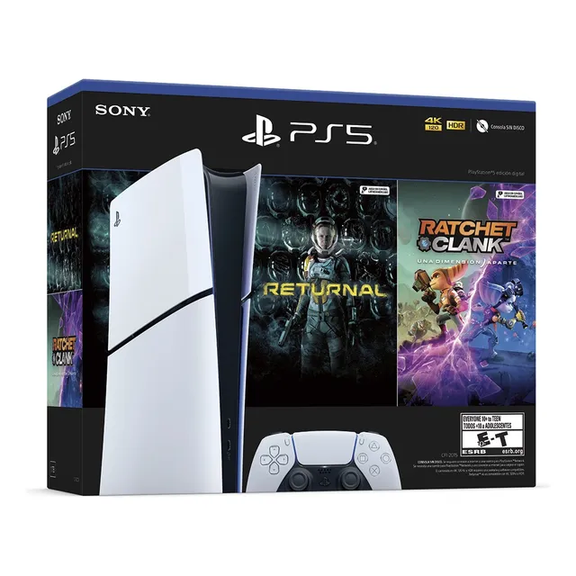 Playstation Ps5 Digital Slim 1tb + Ratchet & Clark+ Returnal