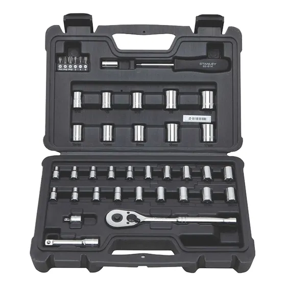 Juego De Herramientas Mecánicas 40 Pz Stanley Stmt71648 Color Plateado