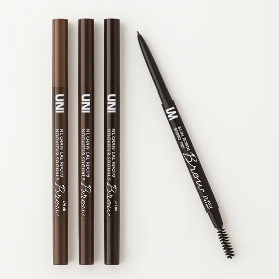Lapiseira Precisão Sobrancelha Brow Duo Retrátil uni Makeup