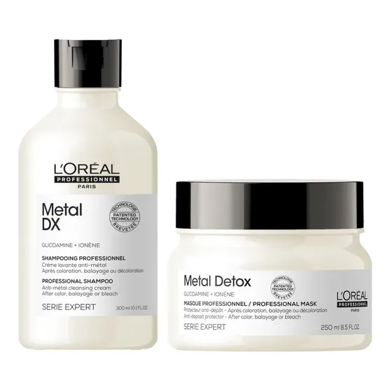 Pack Metal Detox Shampoo 300ml Y Máscara 250ml Loreal