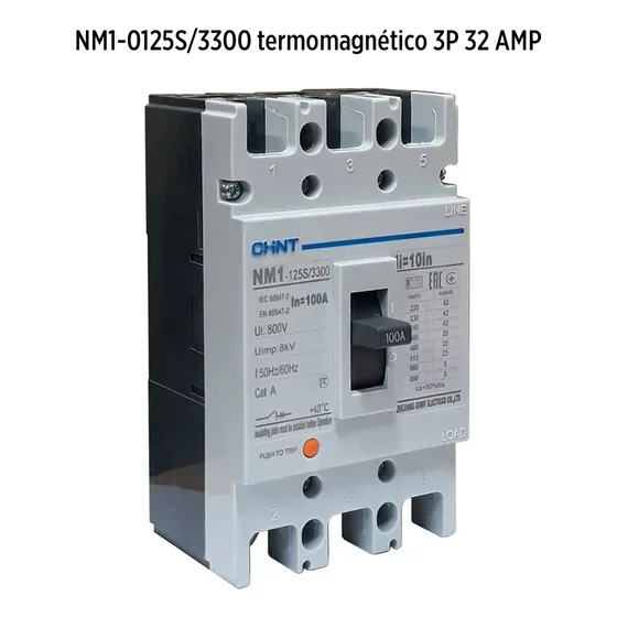 Nm1-0125s/3300 Termomagnetico 3p 32amp