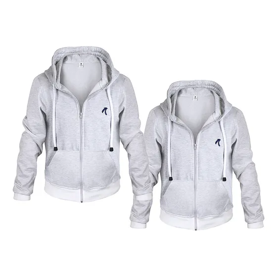 2x1 Und - Chaqueta Buzo Capota Cremallera Unisex En Algodon