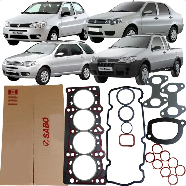 Jogo Junta Superior Cabeçote Fiat Motor 1.4 Fire Flex Sabó